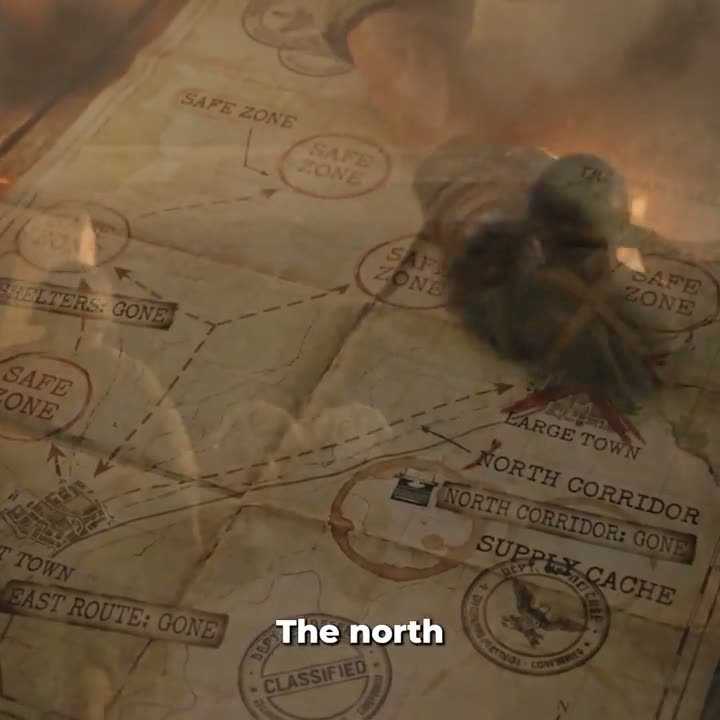 AI evacuation map ad